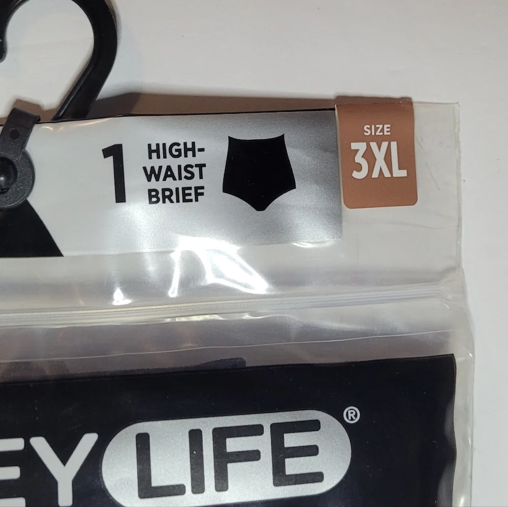 Jockey Life Seamfree Slimming High-Waist Brief Black Size 3XL